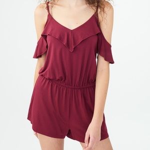 Aeropostale Cold Shoulder Romper